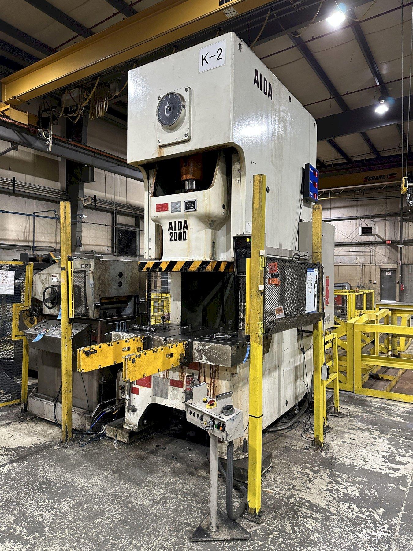 220 AIDA GAP FRAME STAMPING PRESS