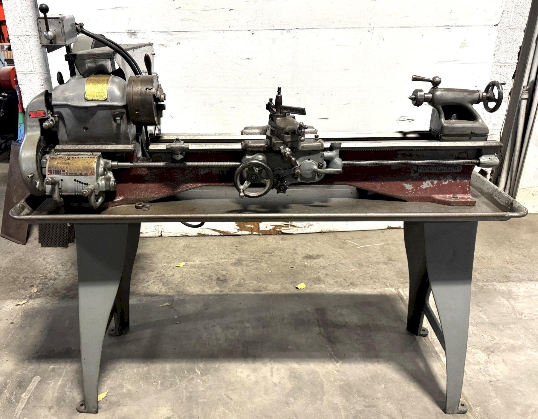 9" x 34" South Bend Lathe CL 970RG, Gap Bed, 1 Phase