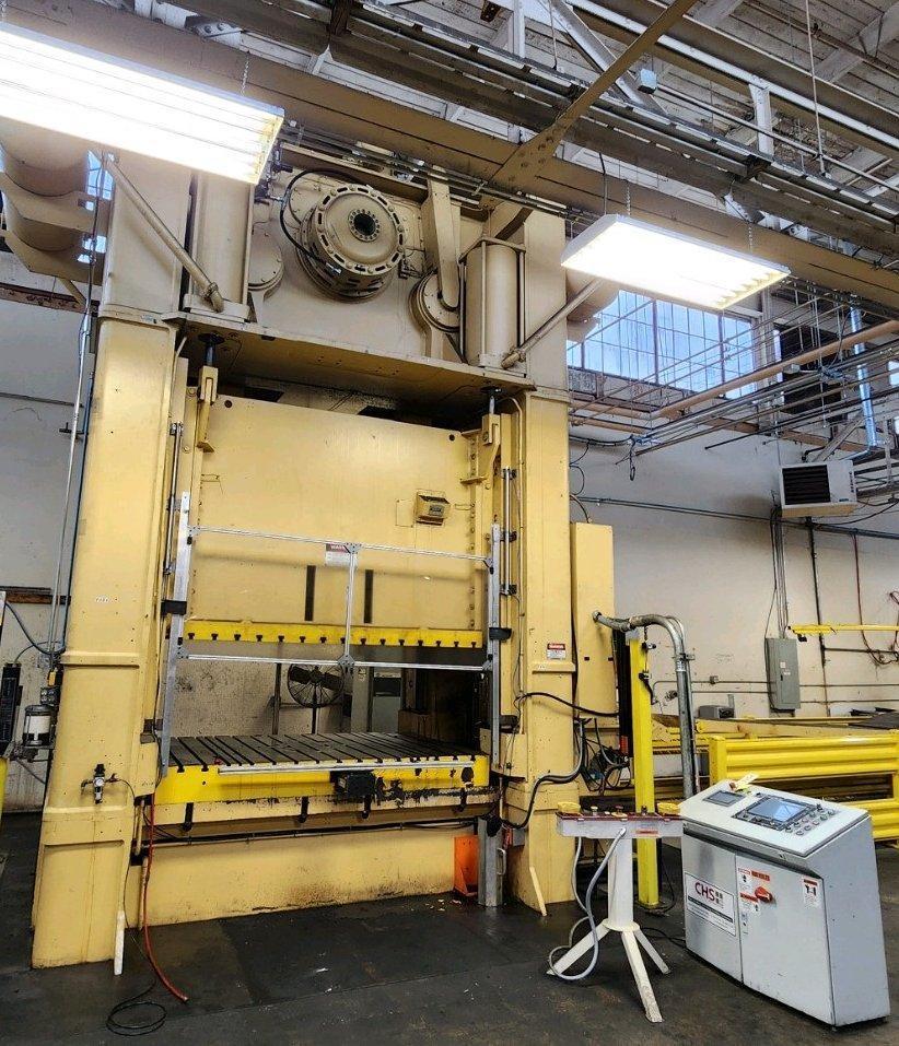 800 ton Niagara Model# SE2-800-96-60, Straight Side Mechanical Metal Stamping Press For Sale, Rebuilt 2020