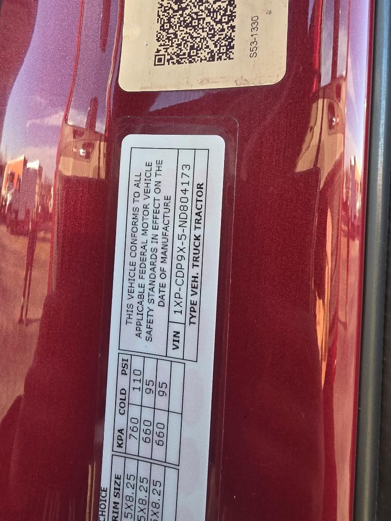 2022 Peterbilt 567 Stock #804173