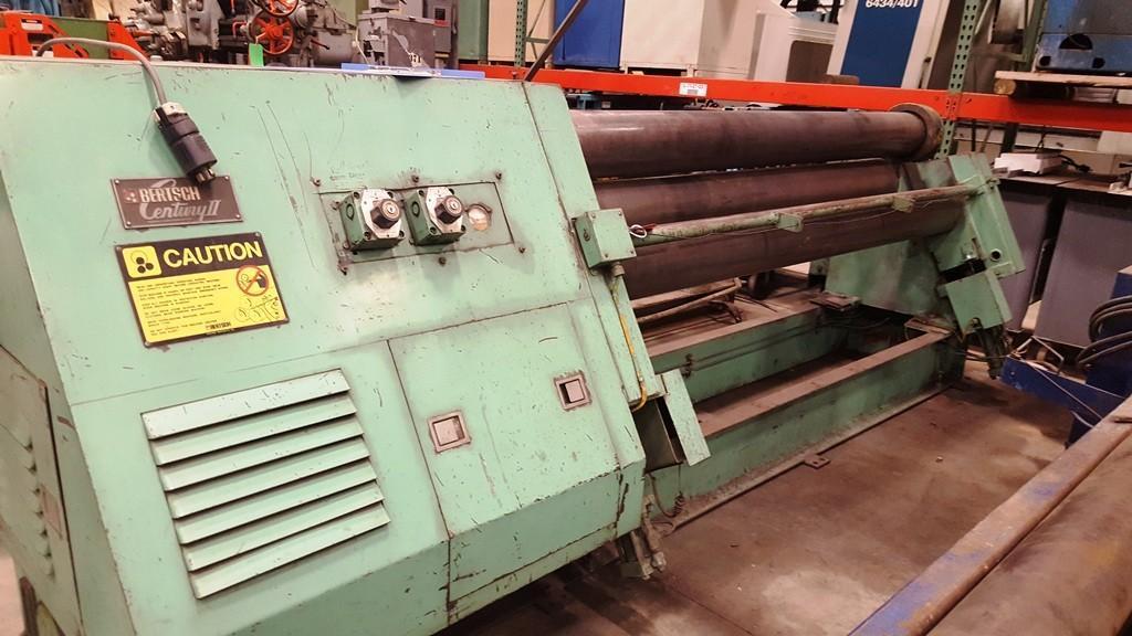 8' x 5/16" Bertsch Initial Pinch Century II Model  7 Hydraulic Roll