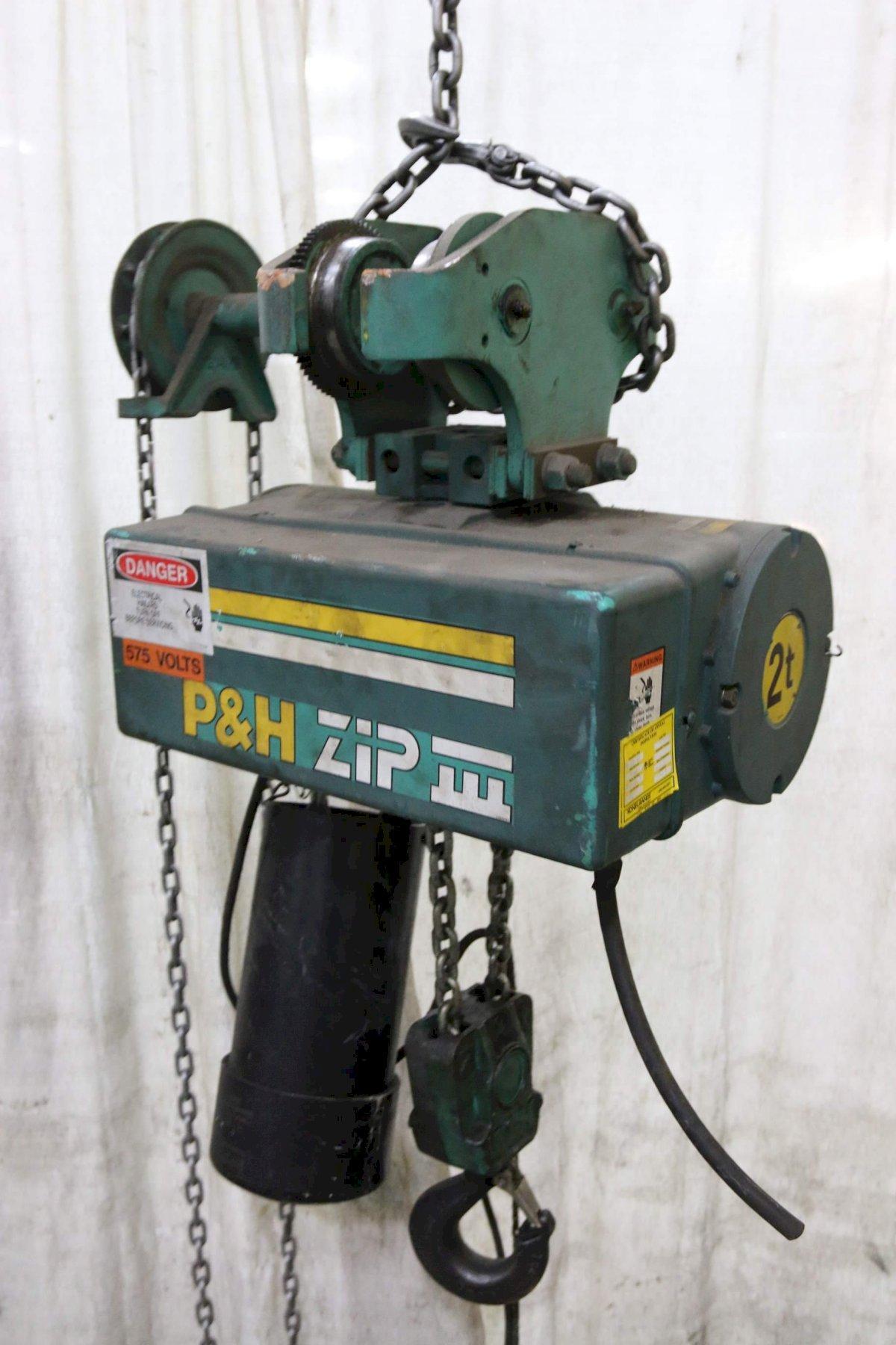 2 TON P&H CHAIN HOIST: STOCK #68722