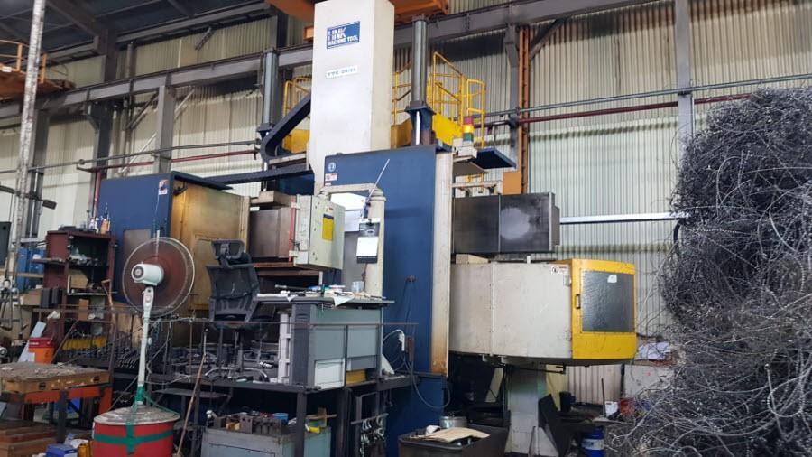 78" HNK HIGH COLUMN CNC VERTICAL BORING MILL WITH 78" TURNING HEIGHT, LIVE MILLING, FANUC 32i, 2014