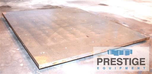 120" x 105" x 2.5" Steel Set up Table