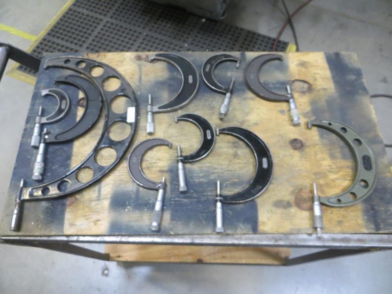 Assorted Calipers Including Starrett From 1-2", Up to 11-12"- Auction Item