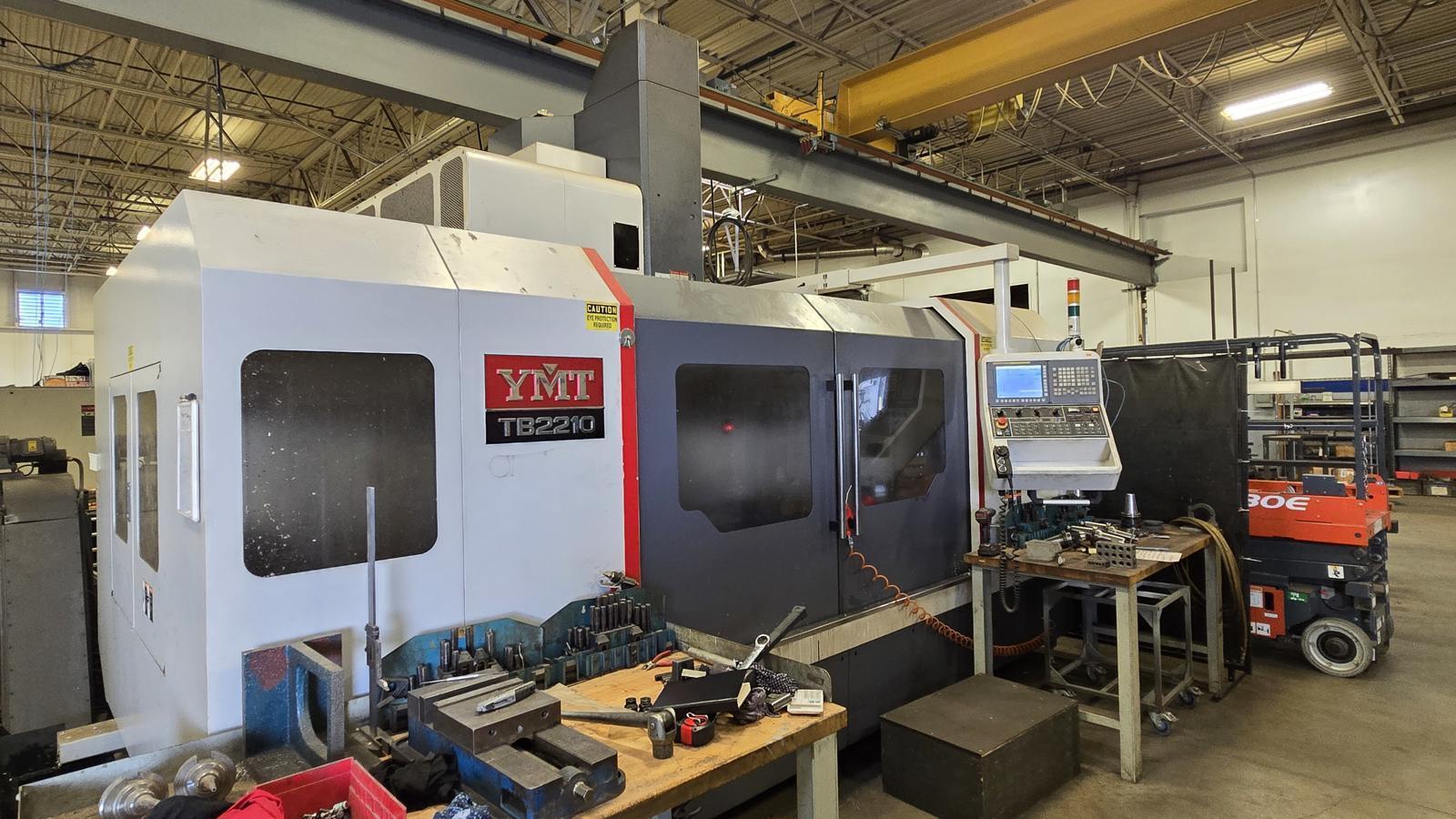 YMT TB–2210 CNC VERTICAL MACHINING CENTER. STOCK # 1004625
