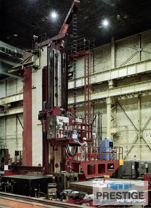 Mitsubishi MAF 280/210 8.26" Floor Type Horizontal Boring Mill