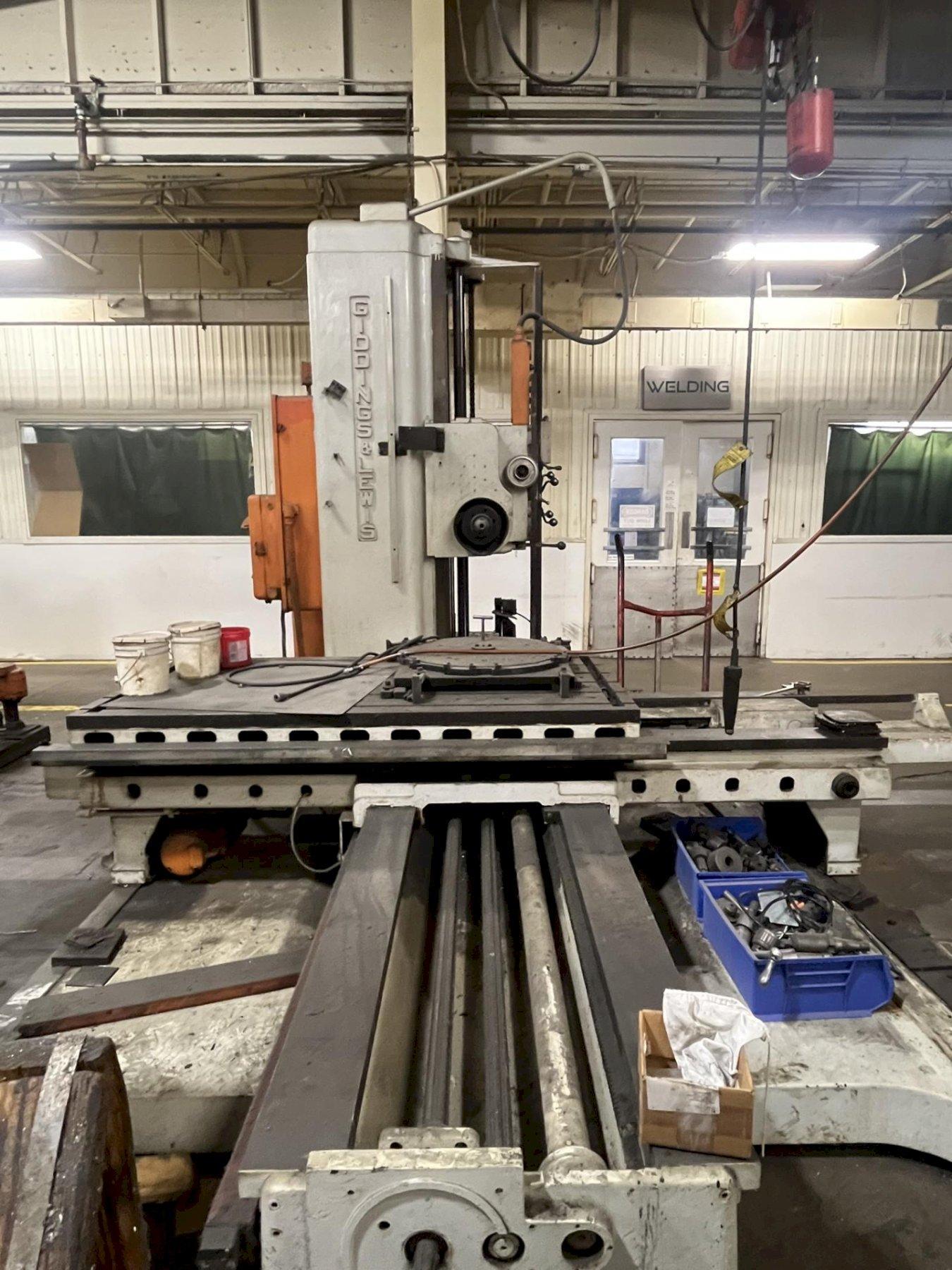 3″ Giddings & Lewis Table Type Horizontal Boring Mill