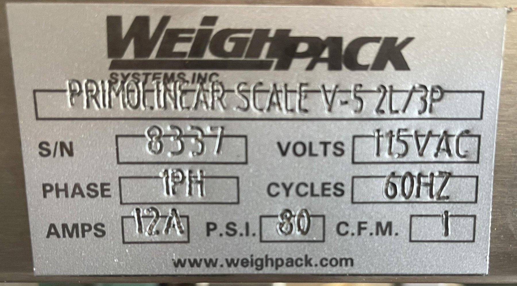 (A) Weighpack Primolinear Scale V-5 2L/3P