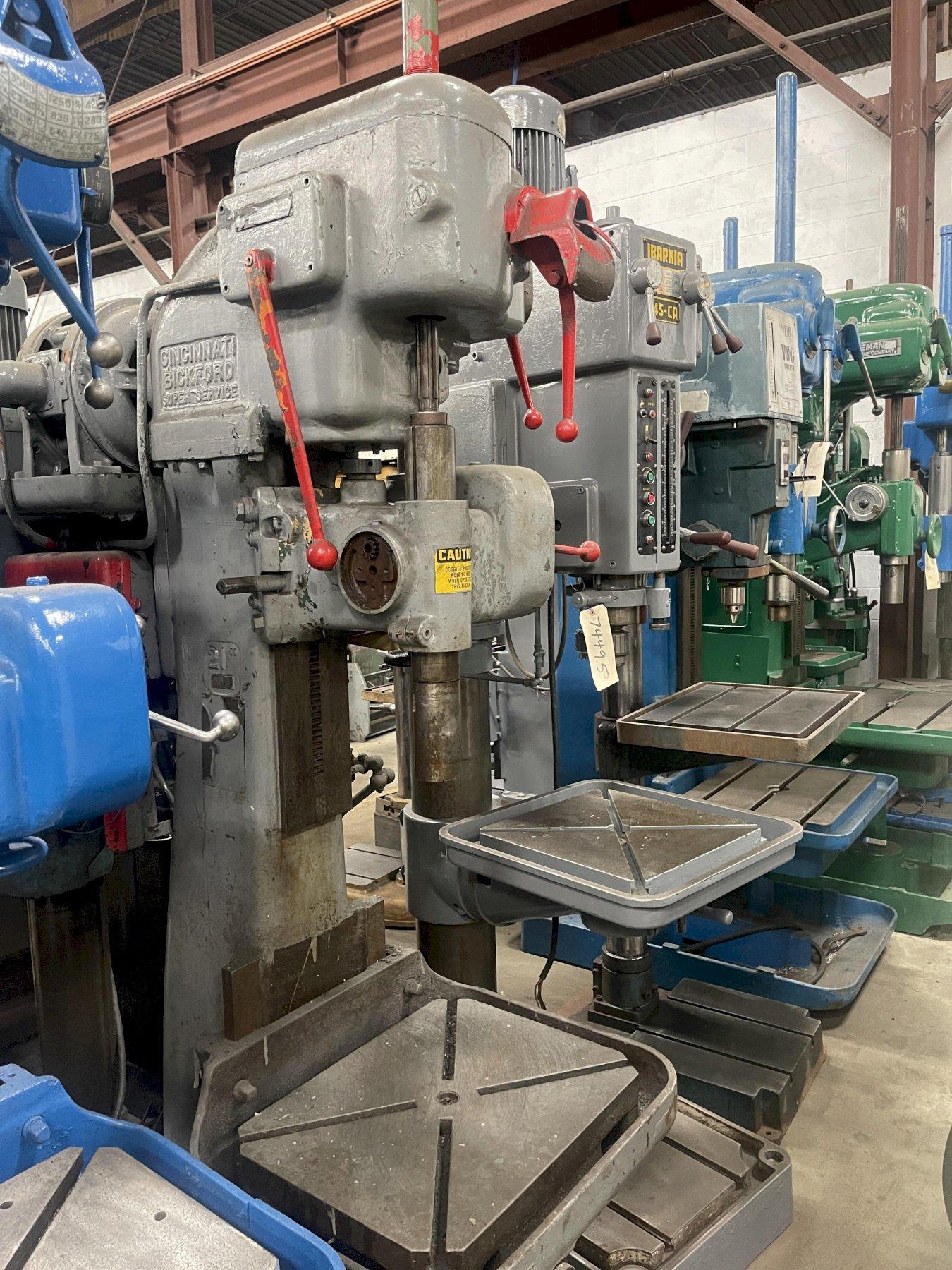 21' CINCINNATI BICKFORD SINGLE SPINDLE: STOCK #67485