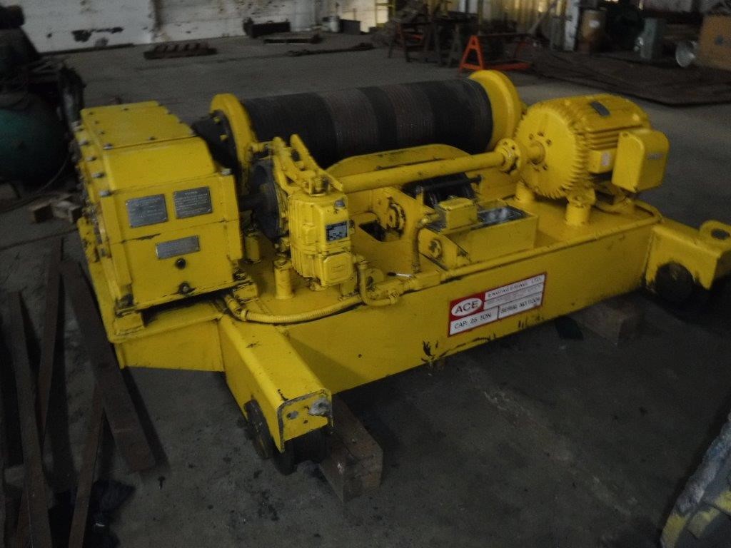 25-Ton Ace Hoist Top Running Double Girder Trolley Hoist