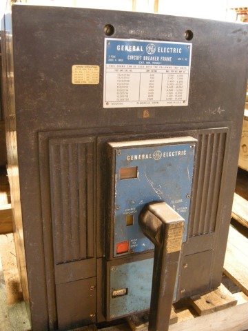 2000 Amp General Electric TS203F Circuit Breaker Frame