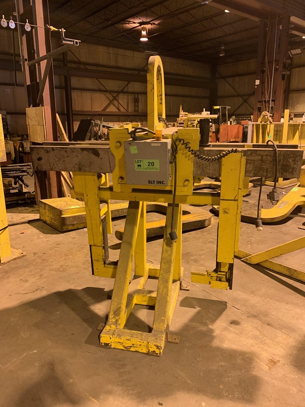 10,000 LBS ADJUSTABLE POWERED COIL GRABBER. STOCK # 0917219