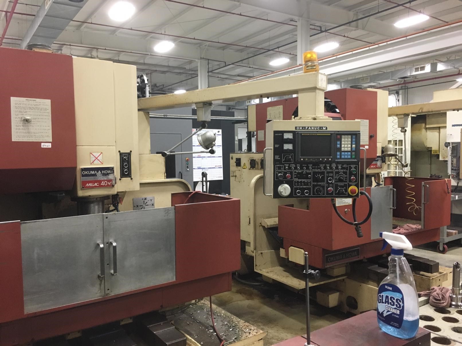 Okuma & Howa Milac 40V CNC Vertical Machining Center