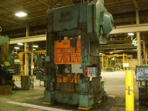 400 Ton Bliss High Speed Straight Side Press