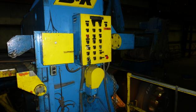 62"  x .375” x 60,000# B&K SLITTING LINE WITH SHIMLESS TOOLING FOR (2) SLITTER HEADS (UPGRADED WITH NEW ELECTRICAL)