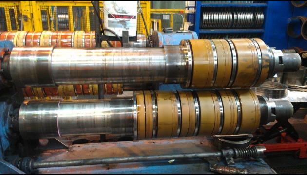 60" x .250" x 25 Ton Herr Voss Slitting Line with Injector Heads/Strand Extensioner