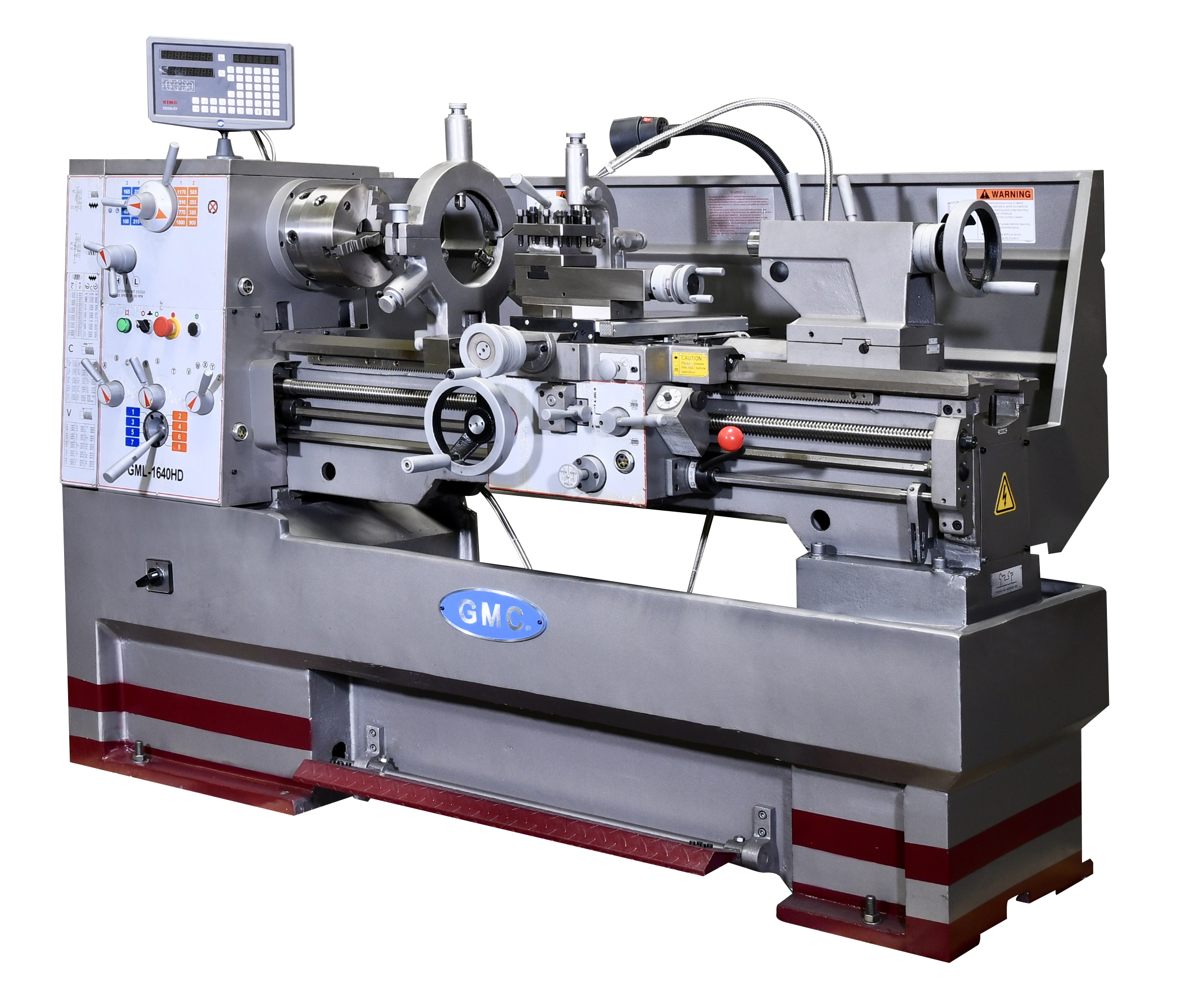 GML-1660HD, 16" x 60" Metal Lathe with 2-Axis DRO