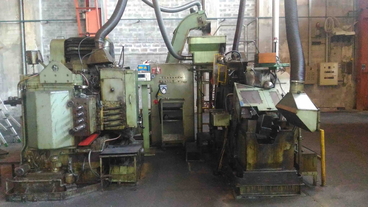 Peltzer and Ehlers Model GB 2 Boltmaster with P&E NKW Pointing and Threading Machine