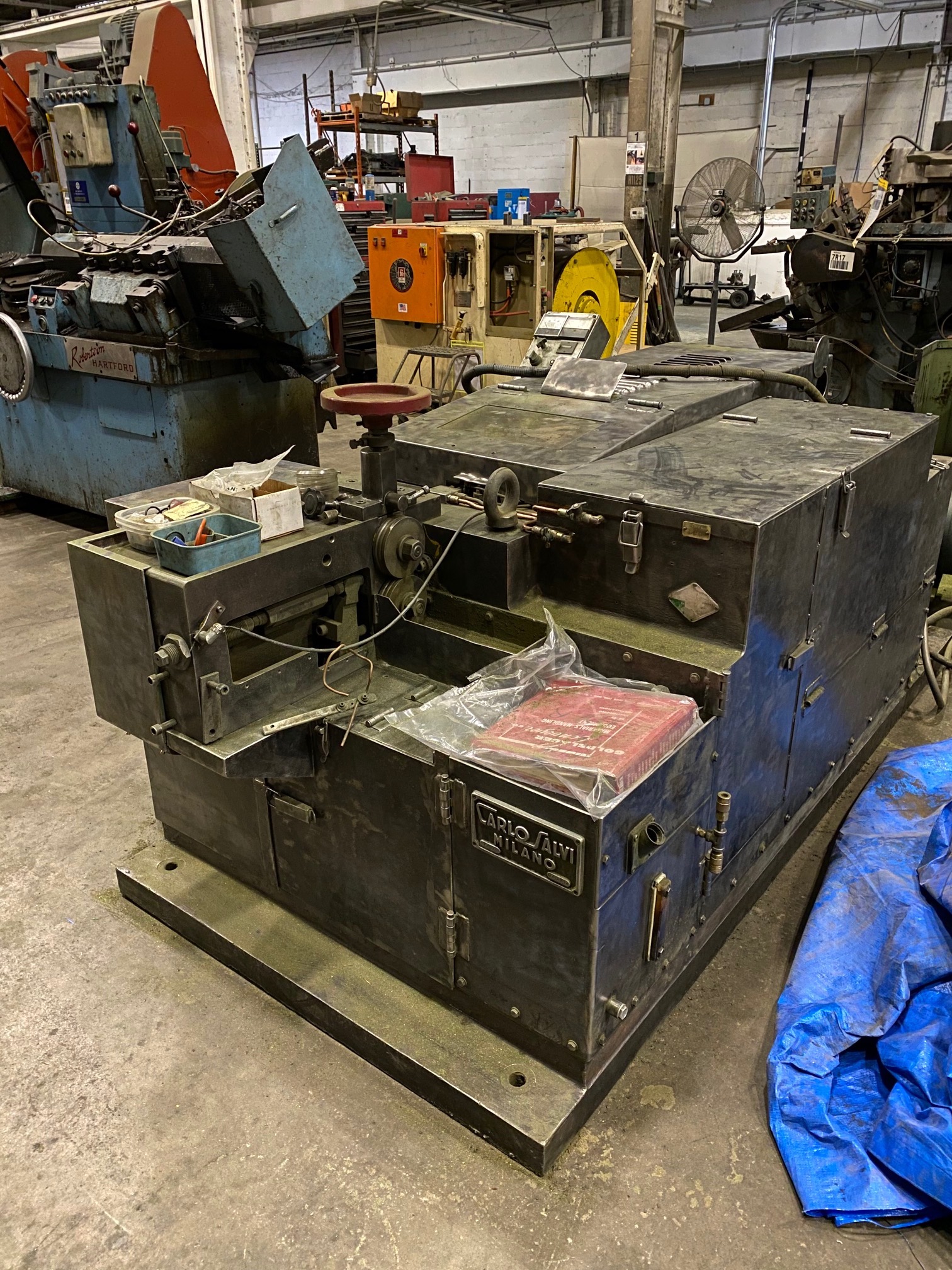 1/4" Carlo Salvi Model RF/635/SV DSSD Semi Tubular Rivet Header