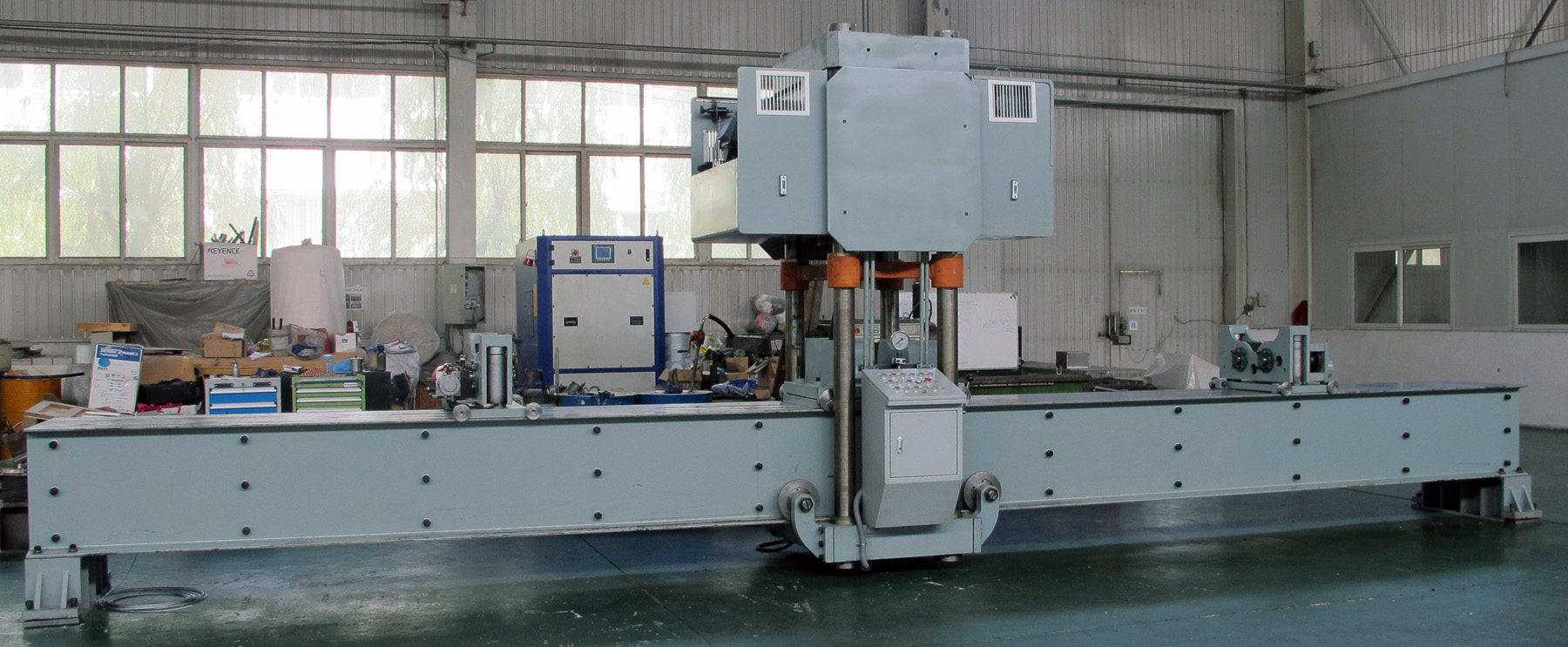 NEW, 400 TON TVAN MODEL 400T STRAIGHTENING PRESS