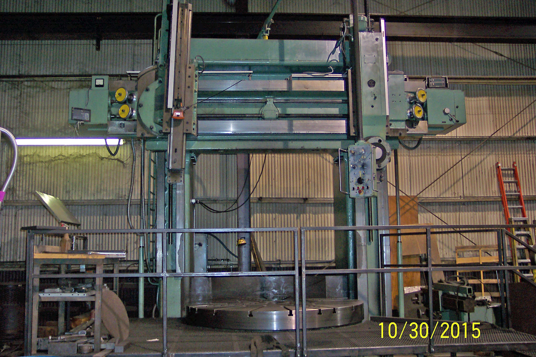 USED, 88" STANKO MODEL 1525 VERTICAL BORING MILL
