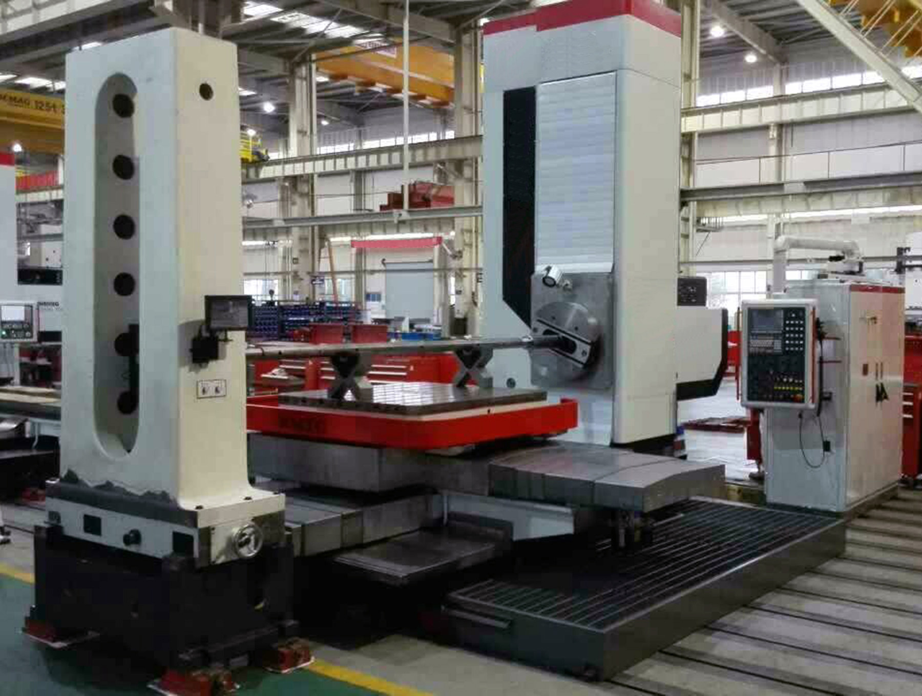 NEW, 4" MANUAL + FULL CNC HORIZONTAL BORING MILL