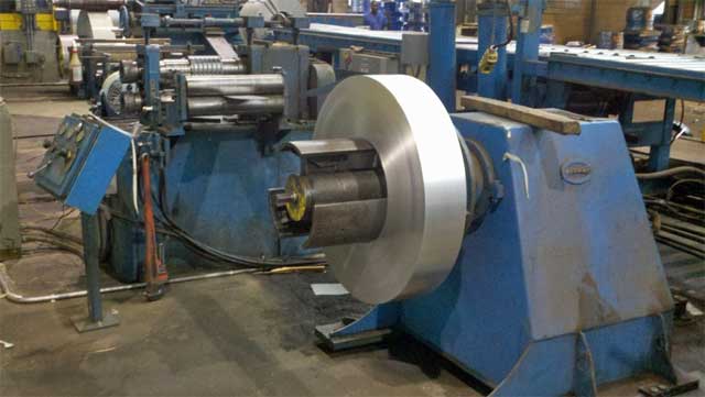 18" (459mm) X 4 1/4" (108mm) STANAT LOOPING PIT SLITTING
LINE (12951)