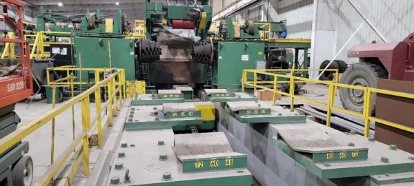 72" X 0.500" X 80,000 LBS NOVA LOOP INJECTOR HEAD SLITTING LINE