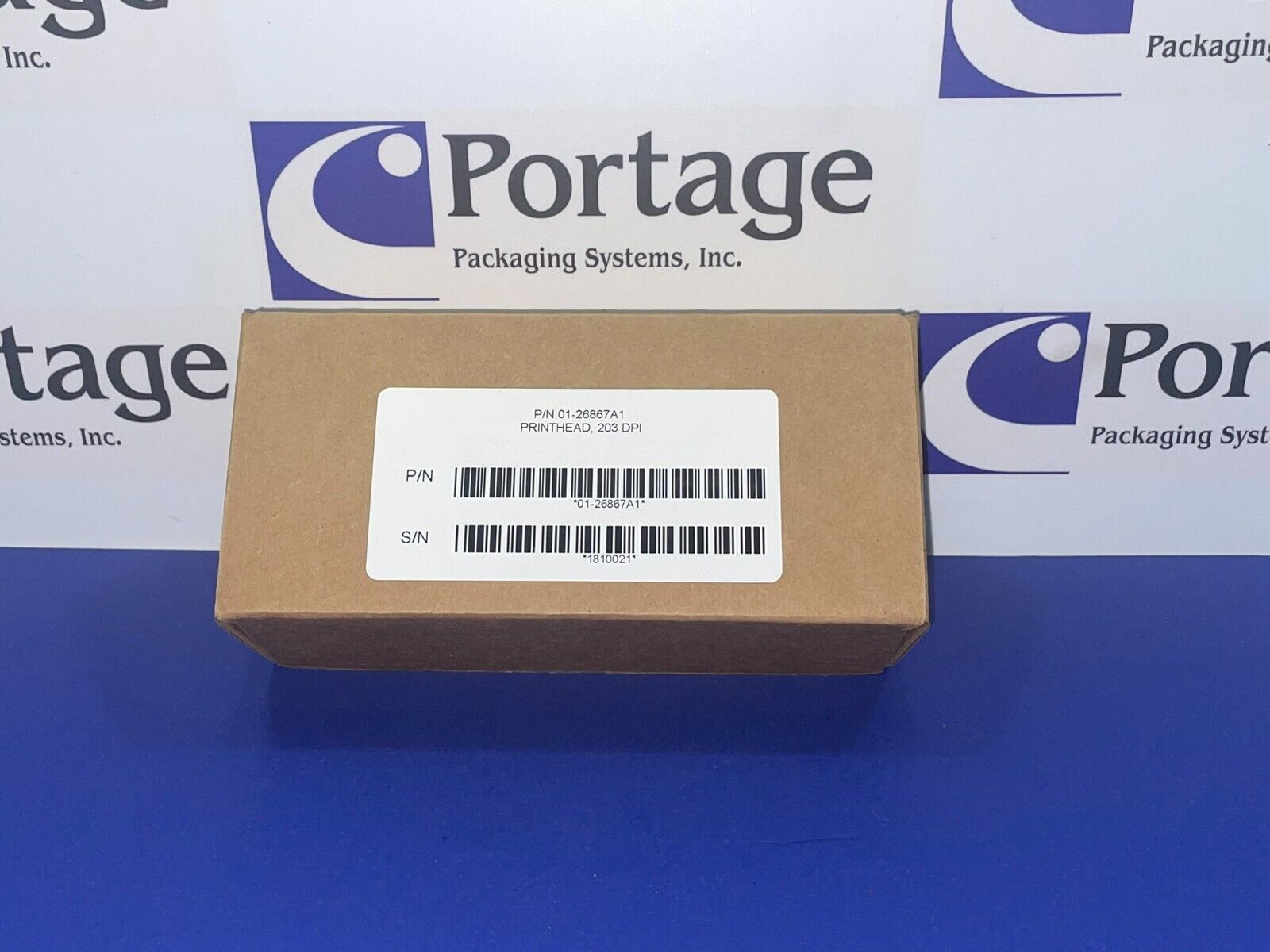 26867A1 Automated Packaging Systems Pi-4000 / Precision / Sonic 203dpi Printhead. New replacement print head for use on the Autobag PI-4000 / Precision / Sonic 203 DPI thermal. transfer imprinters