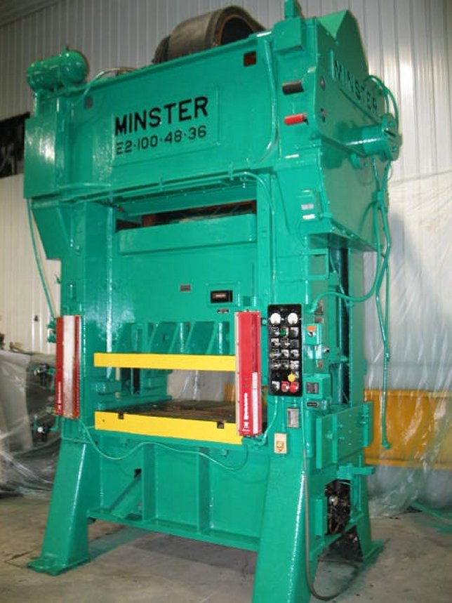 100 Ton, MINSTER, No. E2-100-48-36, 3