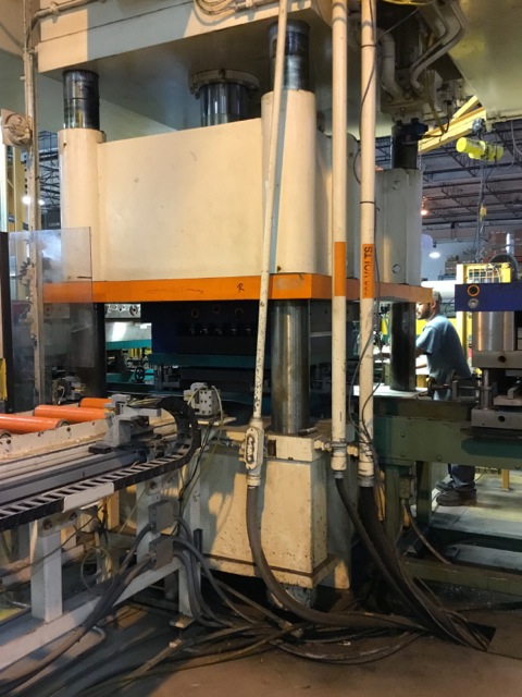 400 TON PH HYDRAULIC 4 POST PRESS, MODEL HD2-4P-300-40, 12