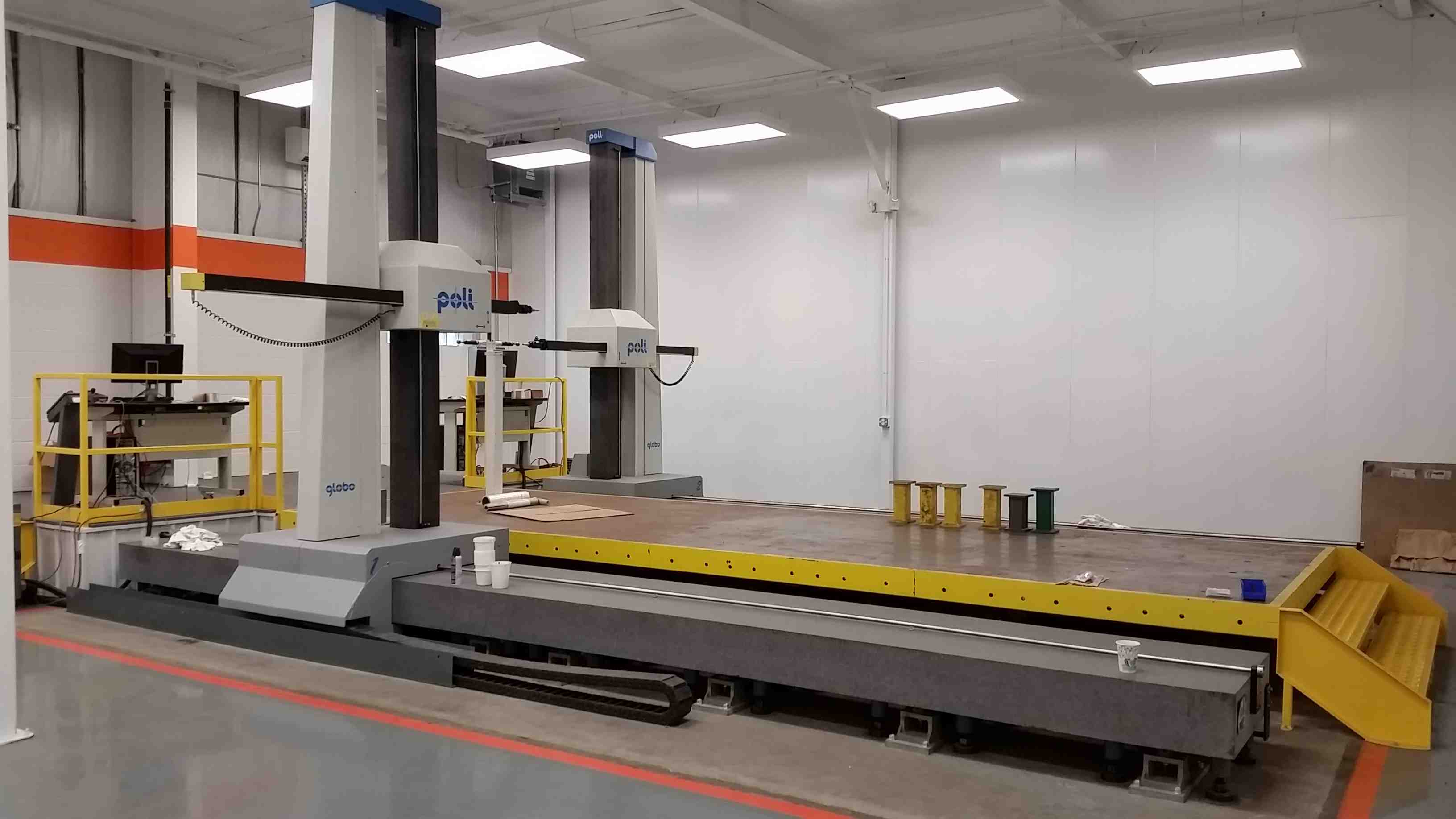 POLI GLOBO MEASURING MACHINE, MODEL 2000 POLI, PC BASED, 6000 mm (X), 3200 mm (Y), 2500 mm (Z)  