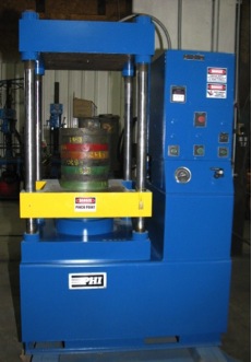 100 TON UP ACTING 4 POST PHI PRESS, 16" STR, 31" DLO, 20" X 26" BA