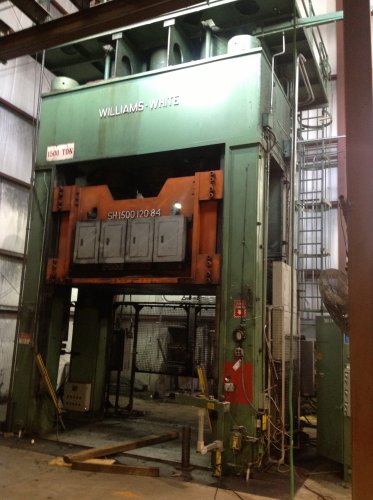 1500 Ton WILLIAMS & WHITE Hydraulic Press