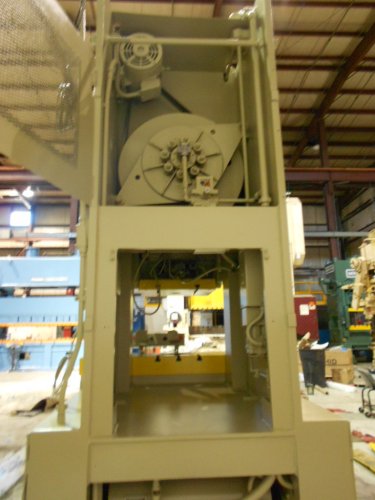 121 Ton Aida C-11(2), Metal Stamping Gap Frame Press For Sale, Can be seen under power!