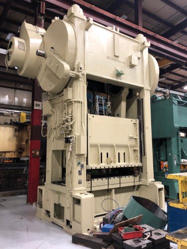 500 Ton Niagara BP2-500-84-48 Straight Side Mechanical Metal Stamping Press