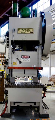 200 Ton BLOW #10 Used Mechanical Metal Stamping Gap Frame Press For Sale