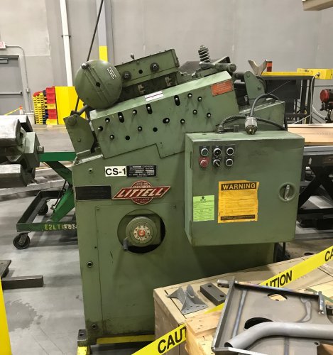 32" x .080" Littell No. 432-7PDL Powered Straightener