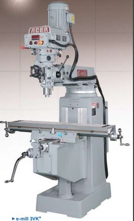 1 - NEW ACER VERTICAL MILLING MACHINE, MODEL #: E-MILL 3VK