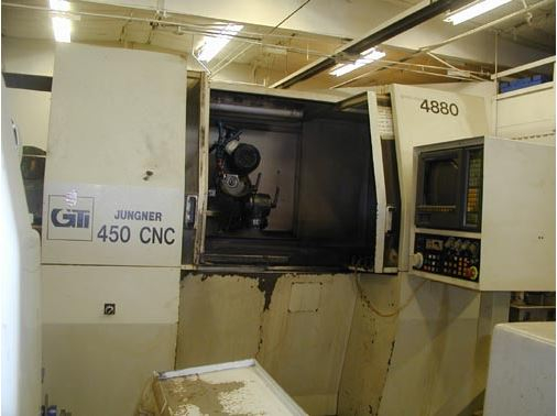 1 - PREOWNED JUNGNER CNC DRILL GRINDER, MODEL #: 450 CNC, S/N: 88-019-02
