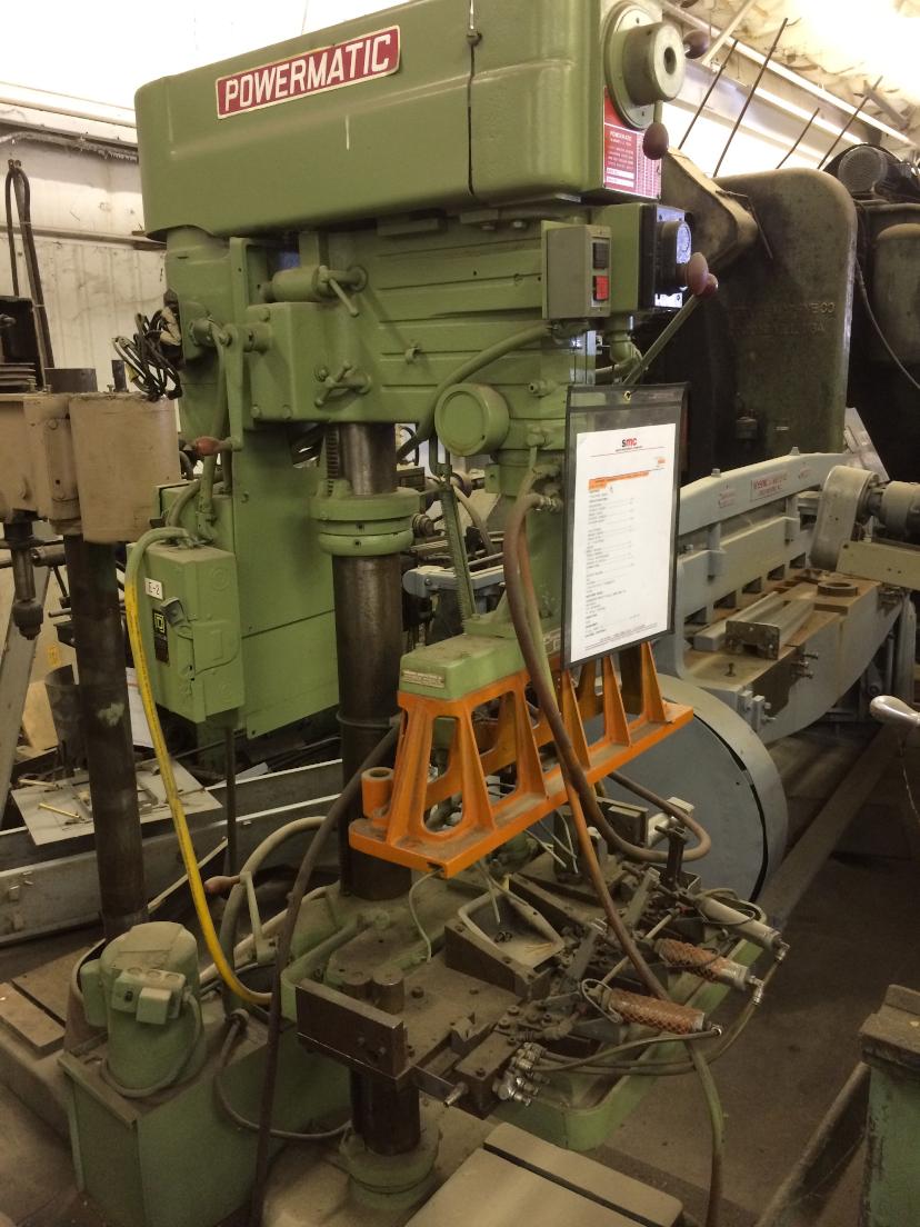 1 - PREOWNED POWERMATIC DRILL PRESS, MODEL #: 1200, S/N: 66-664