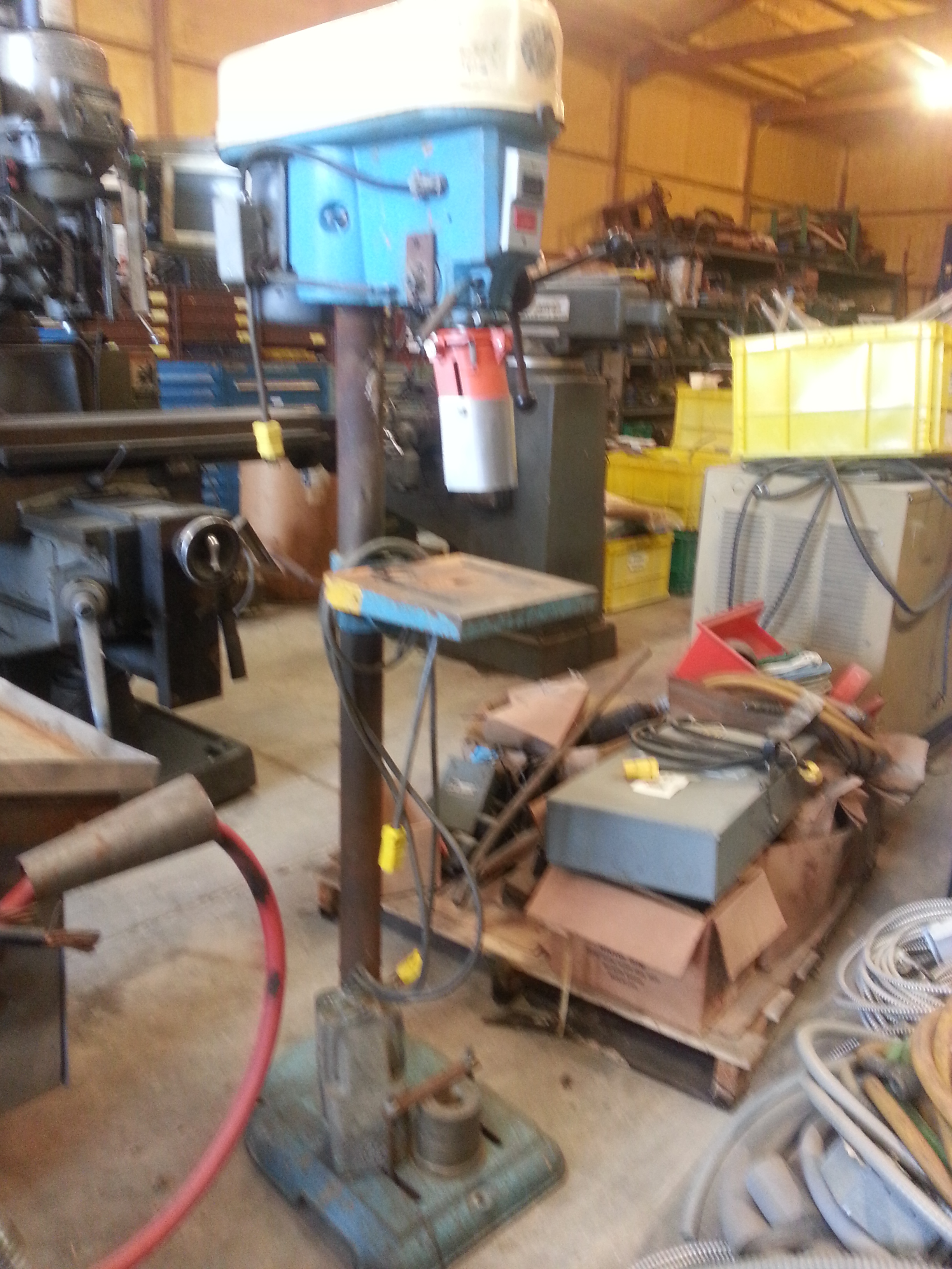 (1) PREOWNED DELTA ROCKWELL FLOOR MODEL DRILL PRESS, MODEL 15-017, SN 1489172