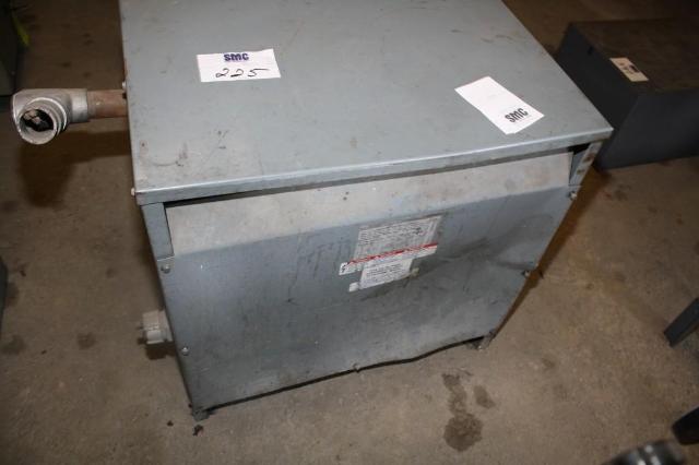 (1) PREOWNED SORGEL 3 PHASE TRANSFORMER, 75 KVA