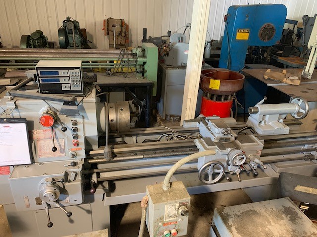 1 - PREOWNED SOUTH BEND ENGINE LATHE, MODEL #: TURN-NADO 17 in  x  54 in , S/N: 69GJ1801, YEAR: 1969