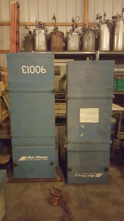(1) PREOWNED AIRFLOW SYSTEMS MIST COLLECTOR, MODEL <br>2400VOM, S/N 245166, YEAR 1999