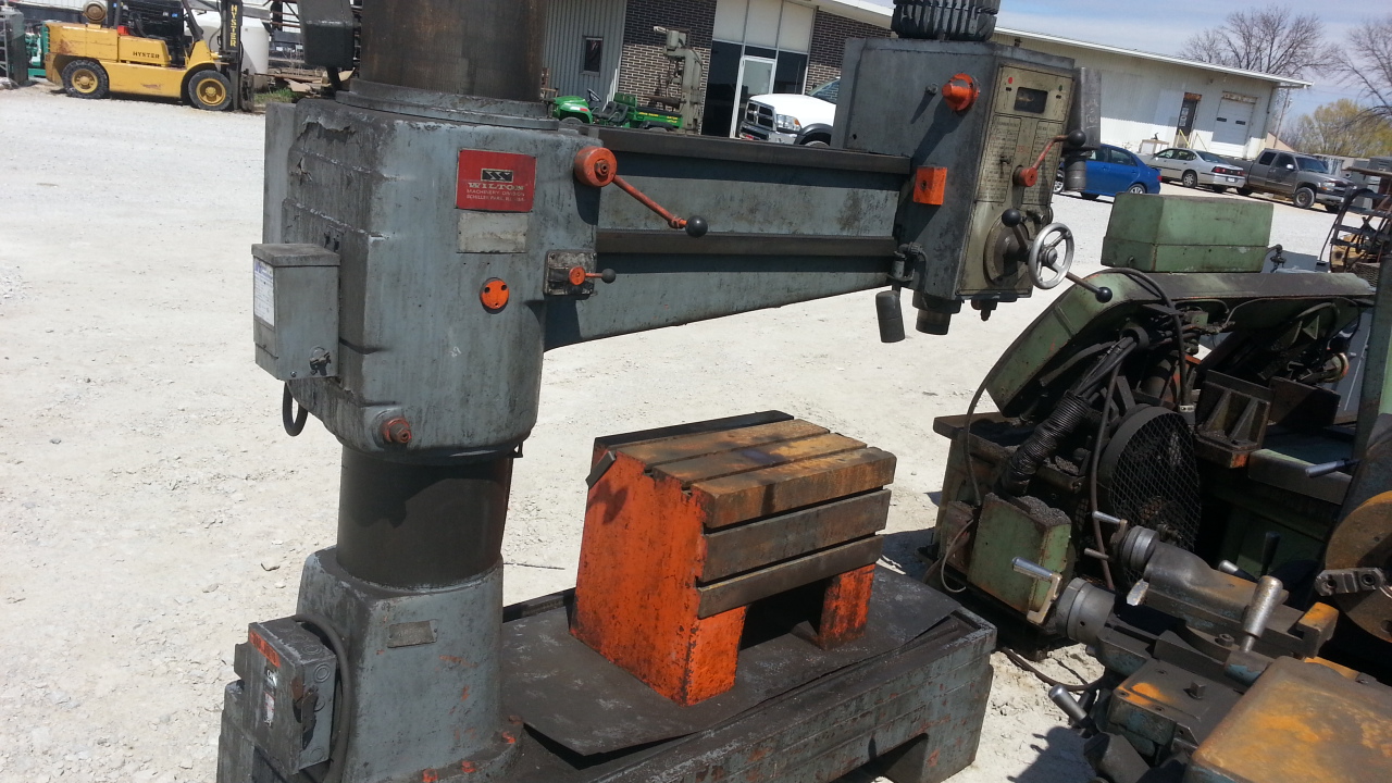 1 - PREOWNED WILTON RADIAL ARM DRILL, MODEL #: 1248