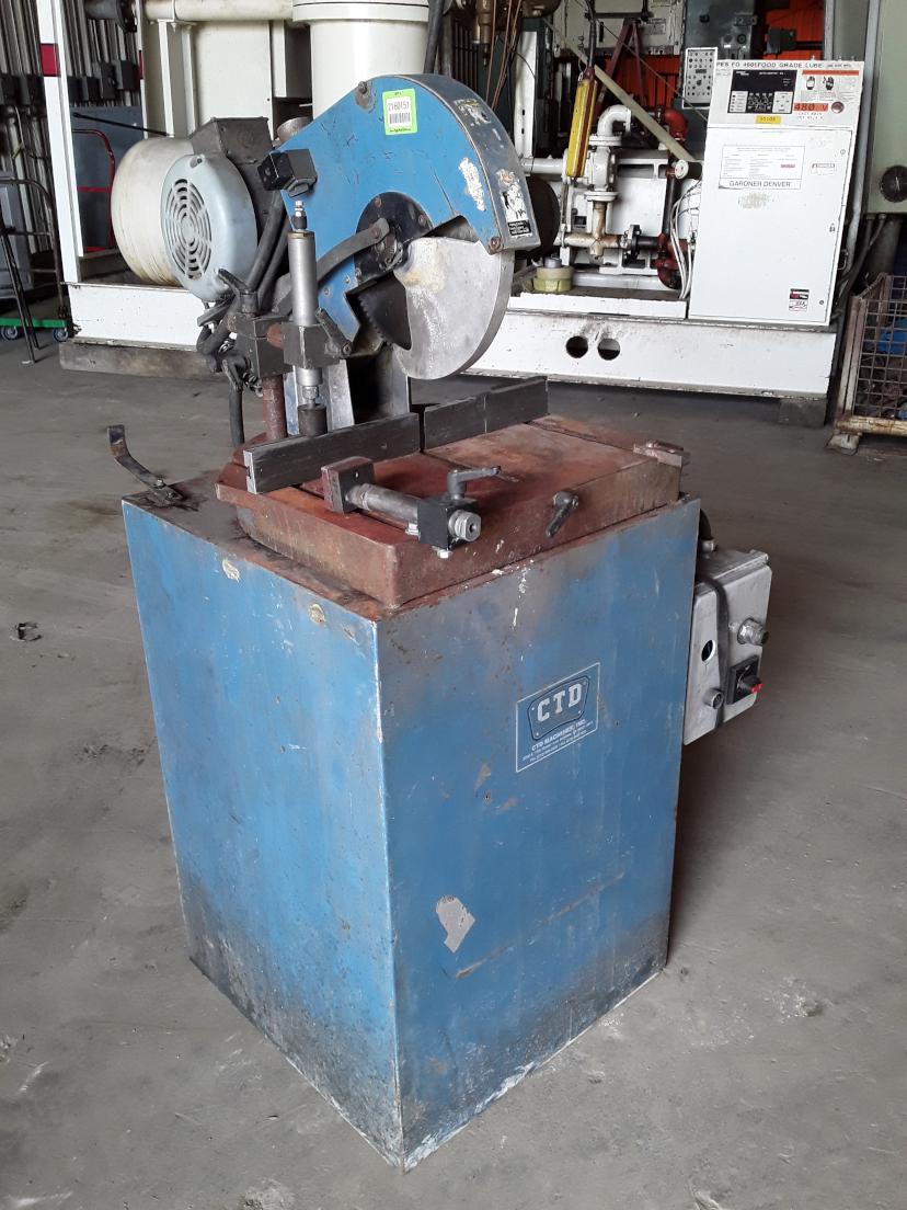 (1) PREOWNED CTD DOUBLE MITRE SAW, MODEL #: M225R, S/N: 5400