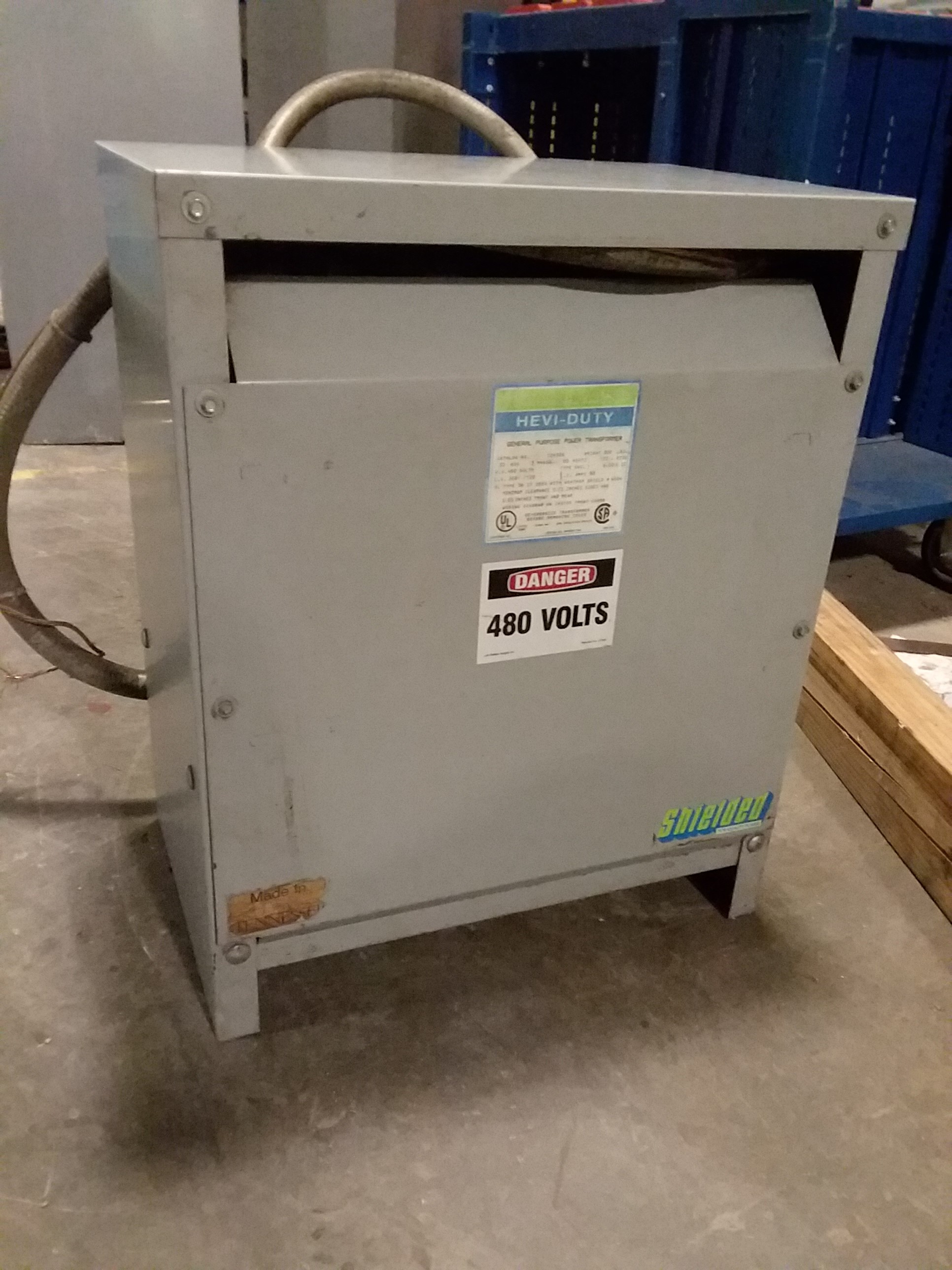 (1) PREOWNED 30 KVA TRANSFORMER