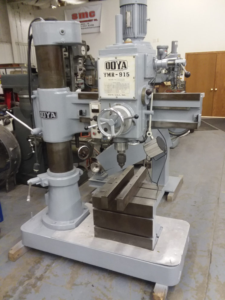(1) PREOWNED OOYA RADIAL ARM DRILL, MODEL #: YMR-915, S/N: 779088
